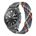 Bracelet nylon tressé 20 à 22 mm pour Samsung Galaxy Watch – Couleur du bracelet Denim-U