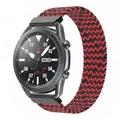 Bracelet nylon tressé 20 à 22 mm pour Samsung Galaxy Watch – Couleur du bracelet sarcelle céleste (RB)