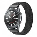 Bracelet nylon tressé 20 à 22 mm pour Samsung Galaxy Watch – Couleur du bracelet Vert bleu (B)