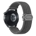 Bracelet nylon tressé 20 à 22 mm pour Samsung – Couleur du bracelet Gray