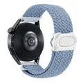 Bracelet nylon tressé 20 à 22 mm pour Samsung – Couleur du bracelet Light Blue