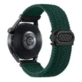 Bracelet nylon tressé 20 à 22 mm pour Samsung – Couleur du bracelet Rainforest
