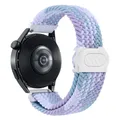 Bracelet nylon tressé 20 à 22 mm pour Samsung – Couleur du bracelet Violet