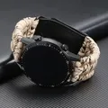 Bracelet nylon tressé 20 à 22 mm universel – Couleur du bracelet Khaki
