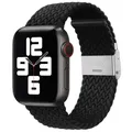 Bracelet nylon tressé 38 à 49 mm pour Apple Watch – Couleur du bracelet Black 06