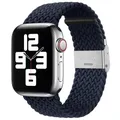 Bracelet nylon tressé 38 à 49 mm pour Apple Watch – Couleur du bracelet Charcoal 15