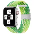 Bracelet nylon tressé 38 à 49 mm pour Apple Watch – Couleur du bracelet Neon Lime 27