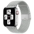 Bracelet nylon tressé 38 à 49 mm pour Apple Watch – Couleur du bracelet Pearl White 17
