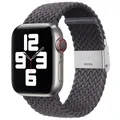 Bracelet nylon tressé 38 à 49 mm pour Apple Watch – Couleur du bracelet Space Gray 16