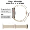 Bracelet nylon tressé boucle 38 à 49 mm pour Apple Watch – 6
