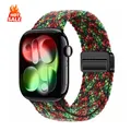 Bracelet nylon tressé boucle 38 à 49 mm pour Apple Watch – Couleur du bracelet New color 1