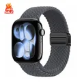 Bracelet nylon tressé boucle 38 à 49 mm pour Apple Watch – Couleur du bracelet New color 2