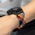Bracelet nylon tressé élastique 20 à 22 mm Samsung et Huawei – 4