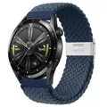 Bracelet nylon tressé élastique 20 à 22 mm Samsung et Huawei – Couleur AbyssU-S