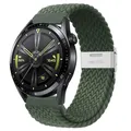 Bracelet nylon tressé élastique 20 à 22 mm Samsung et Huawei – Couleur AGreenS