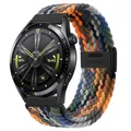 Bracelet nylon tressé élastique 20 à 22 mm Samsung et Huawei – Couleur Camou Color-B