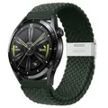 Bracelet nylon tressé élastique 20 à 22 mm Samsung et Huawei – Couleur CedarGr-S