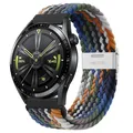 Bracelet nylon tressé élastique 20 à 22 mm Samsung et Huawei – Couleur Cowboy-S