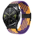 Bracelet nylon tressé élastique 20 à 22 mm Samsung et Huawei – Couleur PuO-B