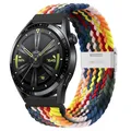 Bracelet nylon tressé élastique 20 à 22 mm Samsung et Huawei – Couleur Seven Color-S