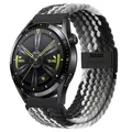 Bracelet nylon tressé élastique 20 à 22 mm Samsung et Huawei – Couleur SummerB-B