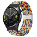 Bracelet nylon tressé élastique 20 à 22 mm Samsung et Huawei – Couleur W color-S