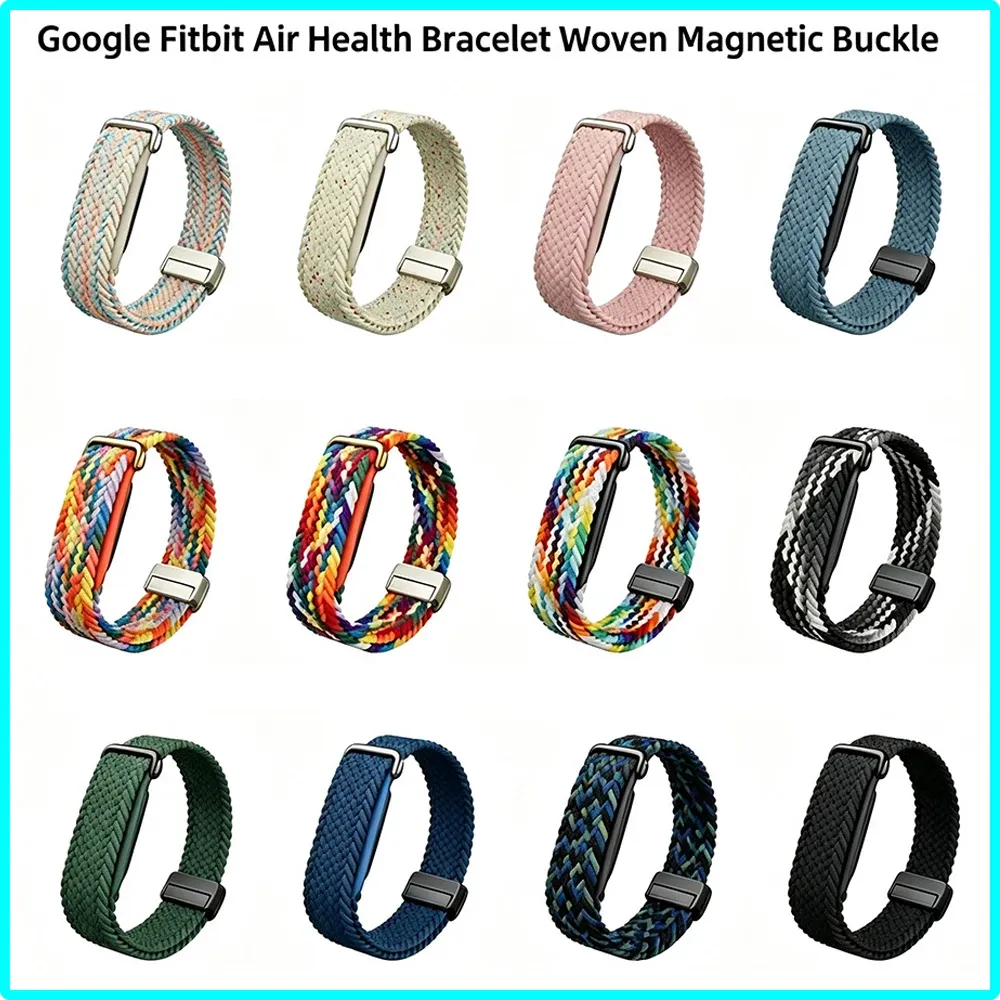 Bracelet nylon tressé Google Fitbit Air magnétique