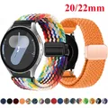 Bracelet nylon tressé magnétique 20 et 22 mm Samsung et Huawei – 1