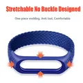 Bracelet nylon tressé Mi Band 3 à 7 boucle solo – 3