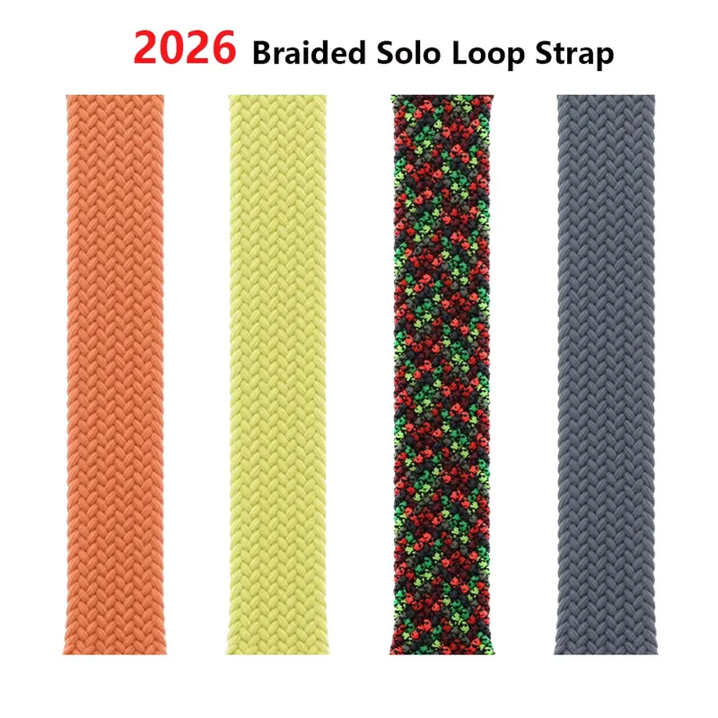 Bracelet nylon tressé pour Apple Watch 38 à 49 mm