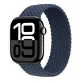 Bracelet nylon tressé pour Apple Watch 38 à 49 mm – Couleur du bracelet Abyss blue