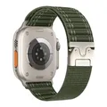 Bracelet nylon tressé pour Apple Watch 38 à 49 mm – Couleur AGrS 3