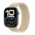 Bracelet nylon tressé pour Apple Watch 38 à 49 mm – Couleur du bracelet Beige