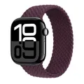 Bracelet nylon tressé pour Apple Watch 38 à 49 mm – Couleur du bracelet dark cherry