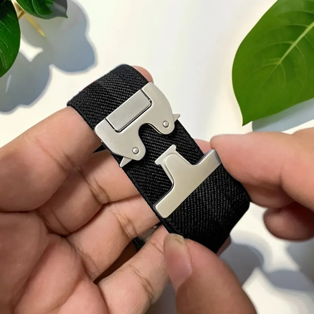 Bracelet nylon tressé pour Apple Watch 38 à 49 mm