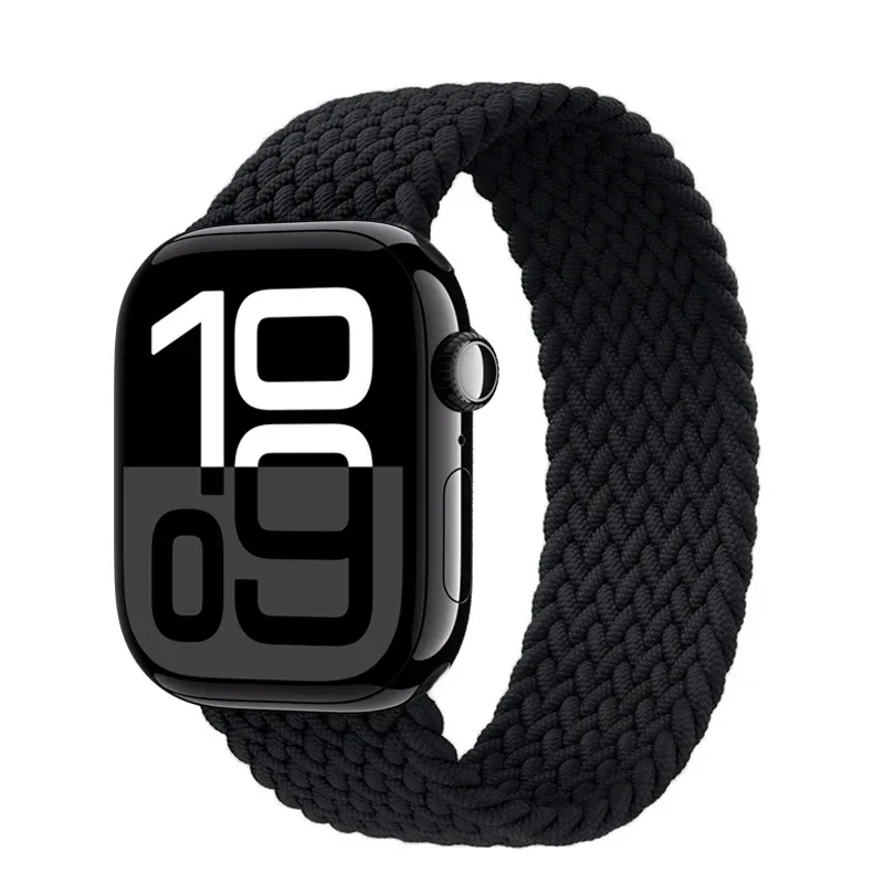 Bracelet nylon tressé pour Apple Watch 38 à 49 mm