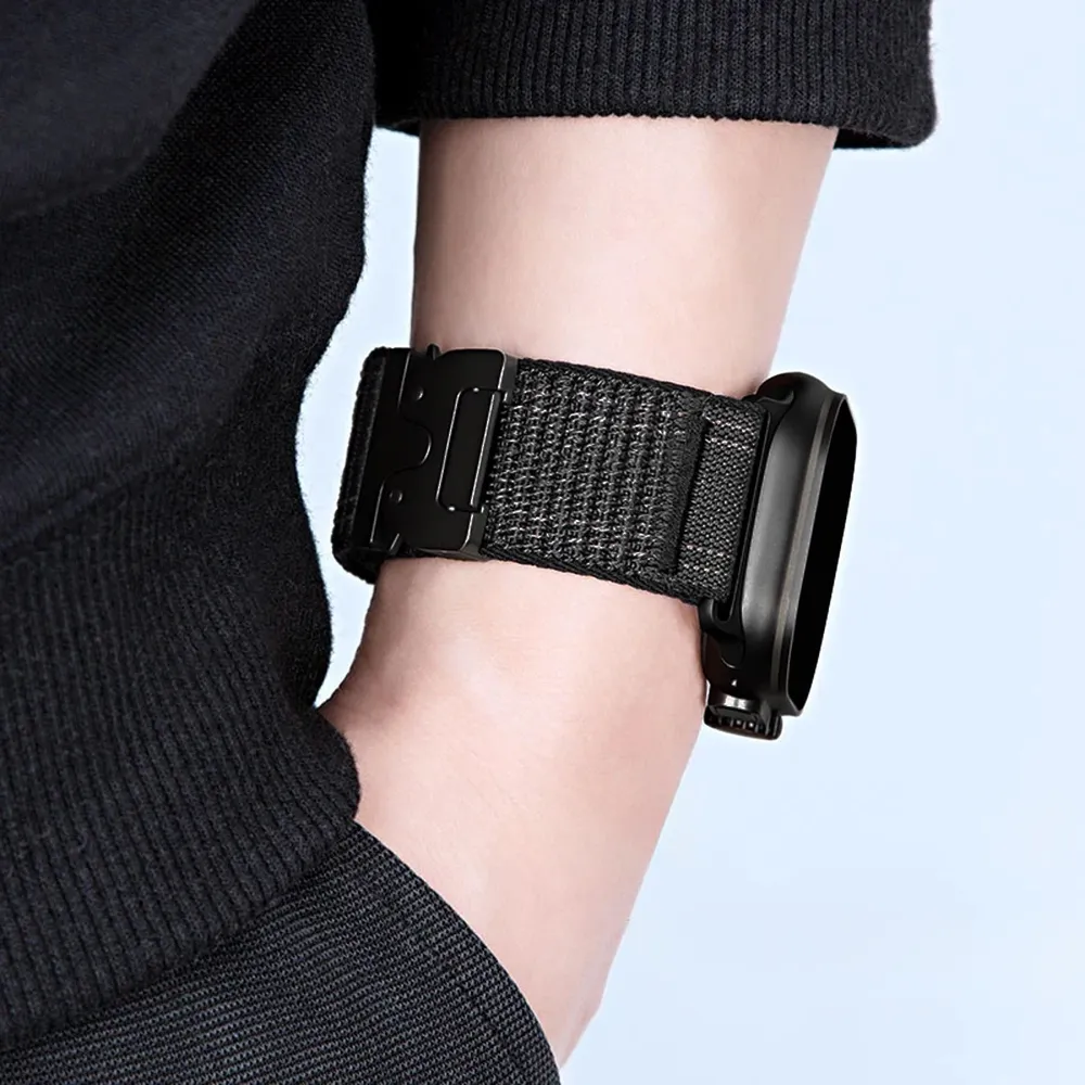 Bracelet nylon tressé pour Apple Watch 38 à 49 mm