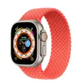 Bracelet nylon tressé pour Apple Watch 38 à 49 mm – Couleur du bracelet Electric Orange