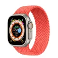 Bracelet nylon tressé pour Apple Watch 38 à 49 mm – Couleur du bracelet Electric Orange