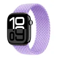 Bracelet nylon tressé pour Apple Watch 38 à 49 mm – Couleur du bracelet lavender