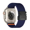 Bracelet nylon tressé pour Apple Watch 38 à 49 mm – Couleur Mid U 2