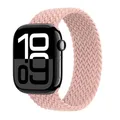Bracelet nylon tressé pour Apple Watch 38 à 49 mm – Couleur du bracelet pink sand