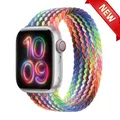 Bracelet nylon tressé pour Apple Watch 38 à 49 mm – Couleur du bracelet Pride Edition