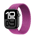 Bracelet nylon tressé pour Apple Watch 38 à 49 mm – Couleur du bracelet Purple red