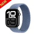 Bracelet nylon tressé pour Apple Watch 38 à 49 mm – Couleur du bracelet Rock Cyan