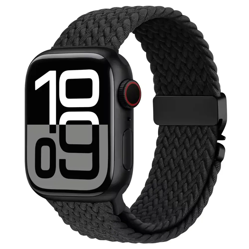 Bracelet nylon tressé pour Apple Watch 40 à 49 mm