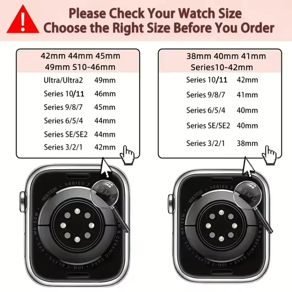 Bracelet nylon tressé pour Apple Watch 40 à 49 mm