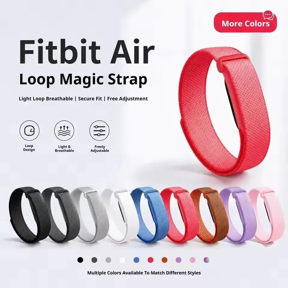 Bracelet nylon tressé pour Google Fitbit Air