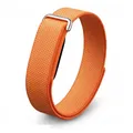 Bracelet nylon tressé pour Google Fitbit Air – Couleur du bracelet orange