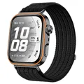 Bracelet nylon tressé pour Huawei Watch Fit 3/4/5 – Couleur A black
